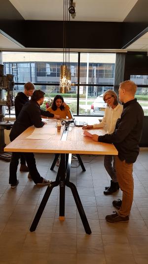 Constructiebedrijf de Vries werkt graag met stagiaires.