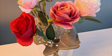 'Voel je als een vis in het water' bij De Vries. 